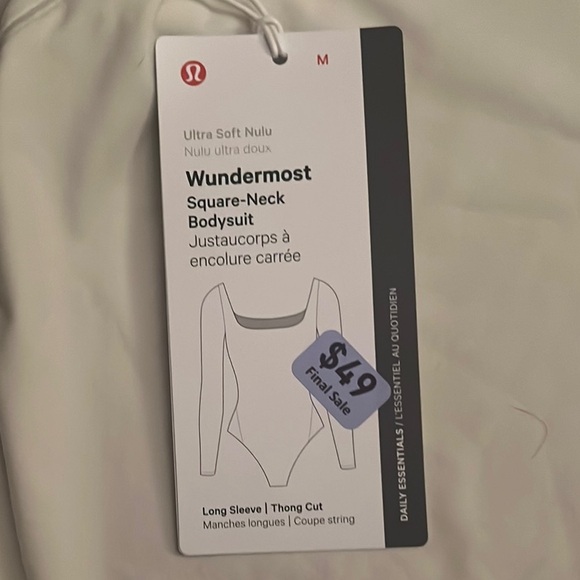 Lululemon Athletica Long Sleeve Bodysuit - Picture 2 of 4